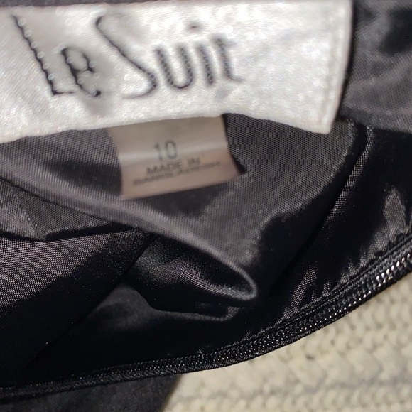 Le Suit black career skirt size 10 - Picture 4 of 10